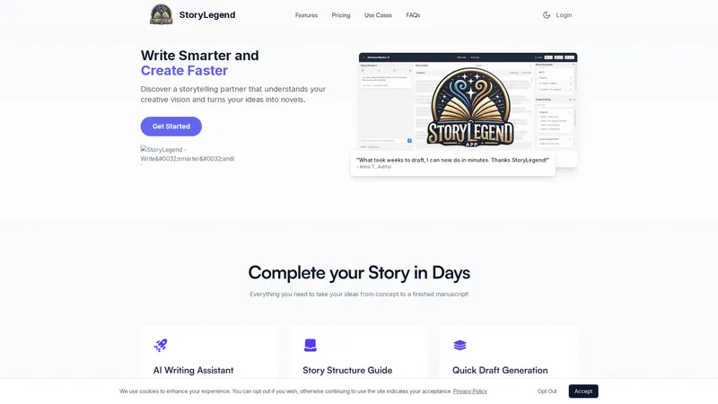 StoryLegend - AI驱动的故事创作平台