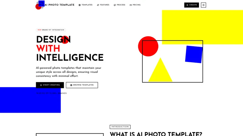 AI Photo Template - Modelos de fotos com IA para designs profissionais e consistentes