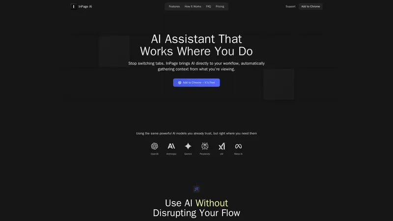 InPage AI - 讓AI融入你的工作流程