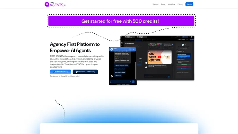 Tixae AI Agents for Developers - Empower AI Agents with Ready-to-Use Tools and Seamless Integration