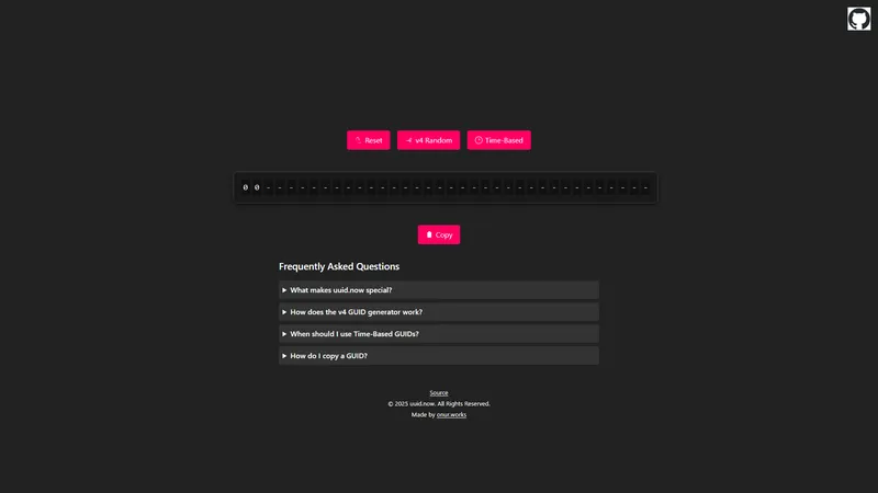 uuid.now - Hasilkan GUID / UUID dengan Cepat dan Mudah
