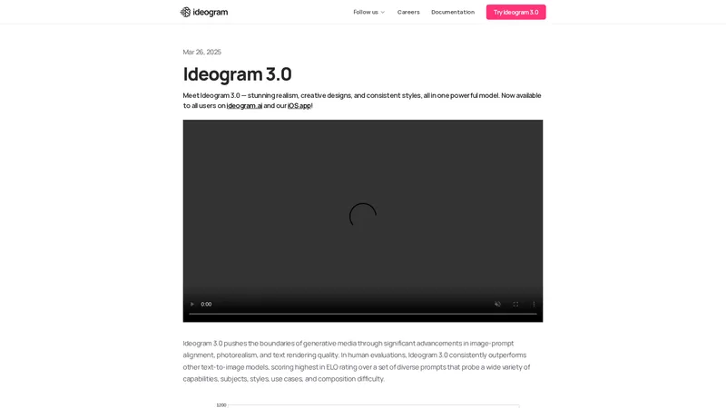 Ideogram 3.0 - Crie designs realistas e criativos com facilidade