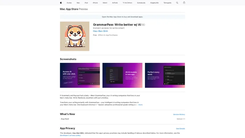 GrammarPaw - Write better, faster, smarter with AI