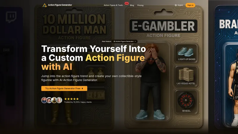 Action Figure Generator - Biến ảnh của bạn thành nhân vật hành động