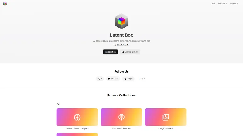Latent Box - AIとクリエイティビティのためのリソース集