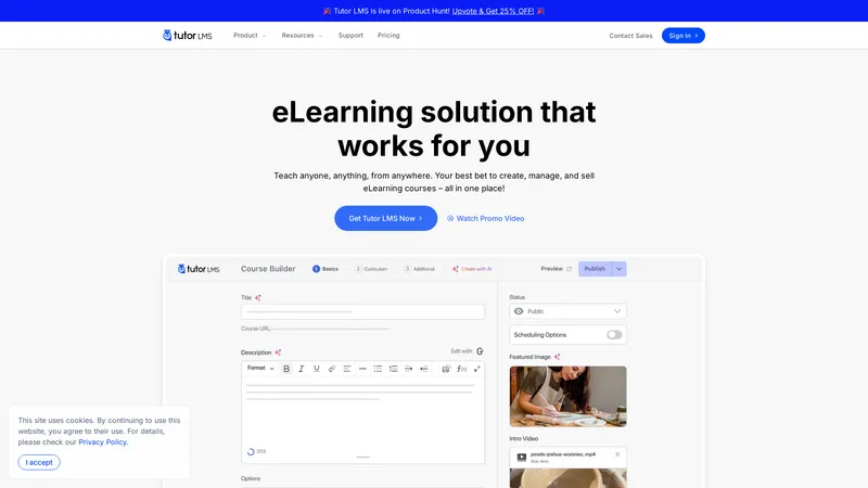 Tutor LMS - 最強大的WordPress LMS插件