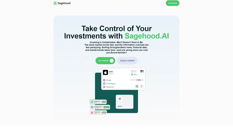 Sagehood AI Powered Stock Insights - Simplifique seus investimentos com insights de IA avançados