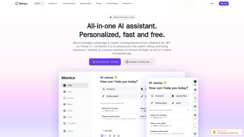 Monica - Asisten AI siap pakai untuk semua kebutuhan Anda.