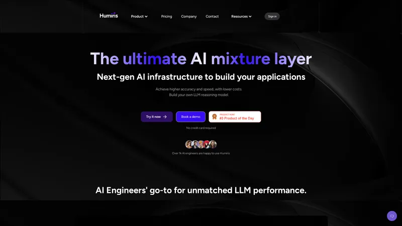 Humiris AI - Infrastruktur AI Generasi Berikutnya untuk Aplikasi Anda