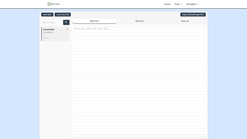 Online Notes - Catat, Edit, Kunci, Online - Mudah dan Efisien