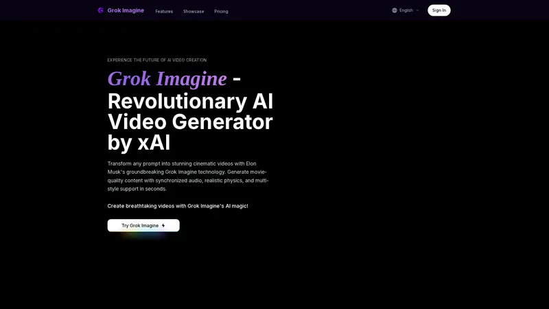Grok Imagine - สัมผัสอนาคตของการสร้างวิดีโอด้วย AI