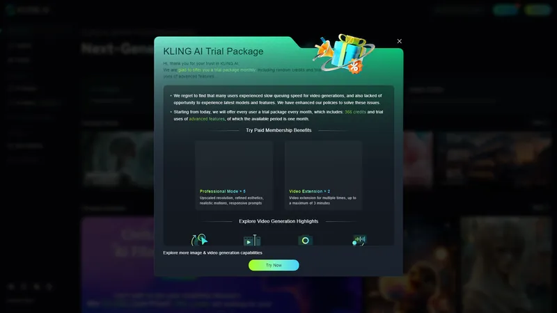 KLING AI - Studio créatif IA nouvelle génération pour des images et vidéos innovantes
