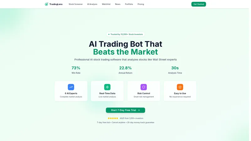 TradingLens - AI驱动的专业股票分析平台
