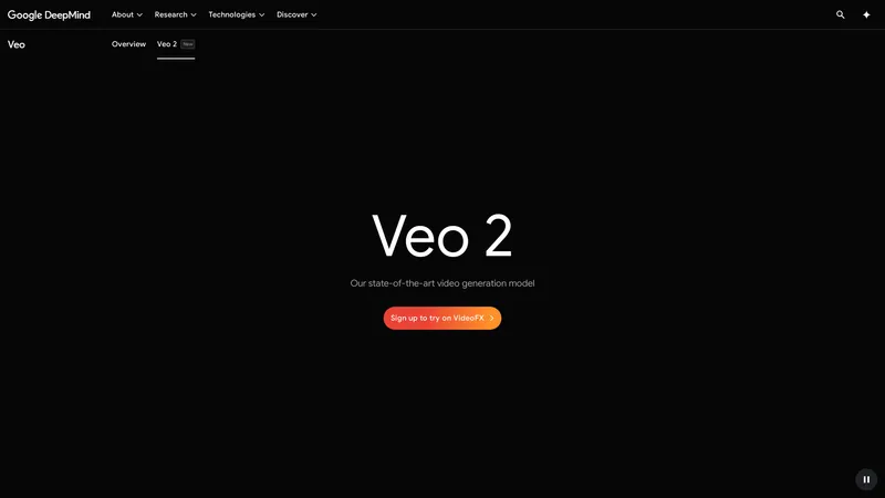 Veo 2 - Google DeepMind - Model Generasi Video AI Terdepan
