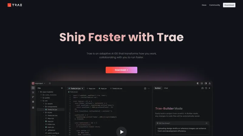 Trae - Ship Faster with Trae