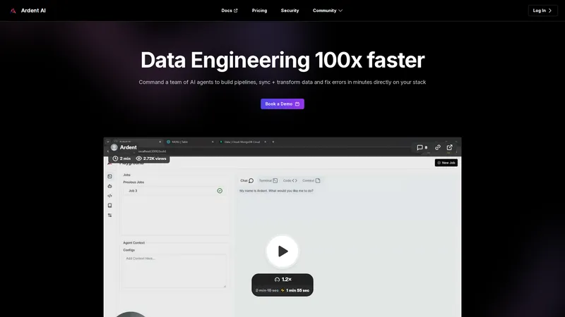 Ardent AI - AI yang membuat rekayasa data 100x lebih cepat