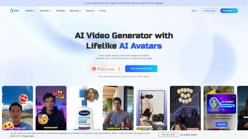 JoggAI - Create Lifelike AI Videos with Ease