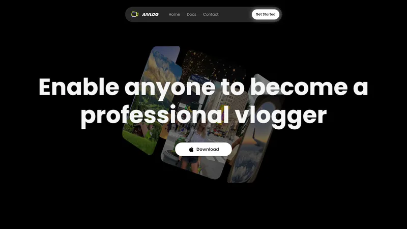 AIVLOG - 누구나 전문 블로거가 될 수 있도록 도와주는 AI 비디오 편집기